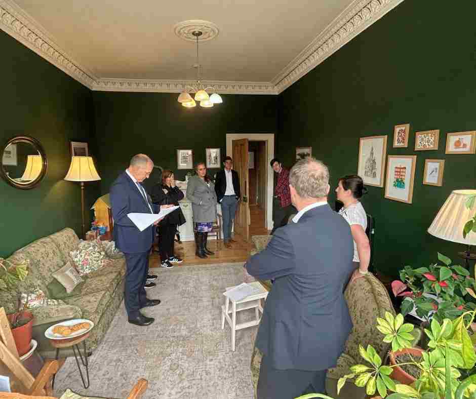 Ofgem Board visits Glasgow and take a tour of Glasgow tenement