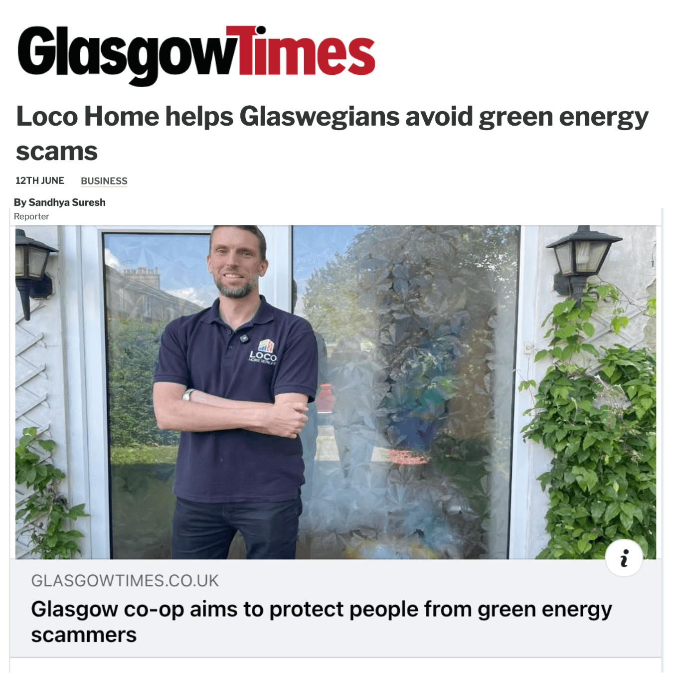one of our loco home staff insulating a property using his eco funding
