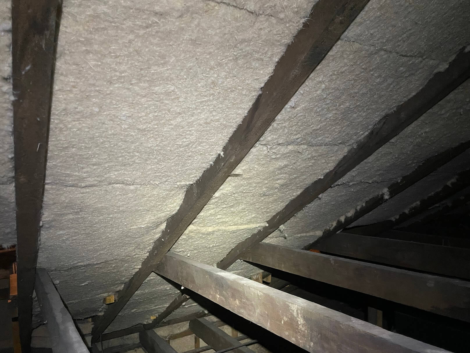 natural insulation in 1870s home roof Scotland