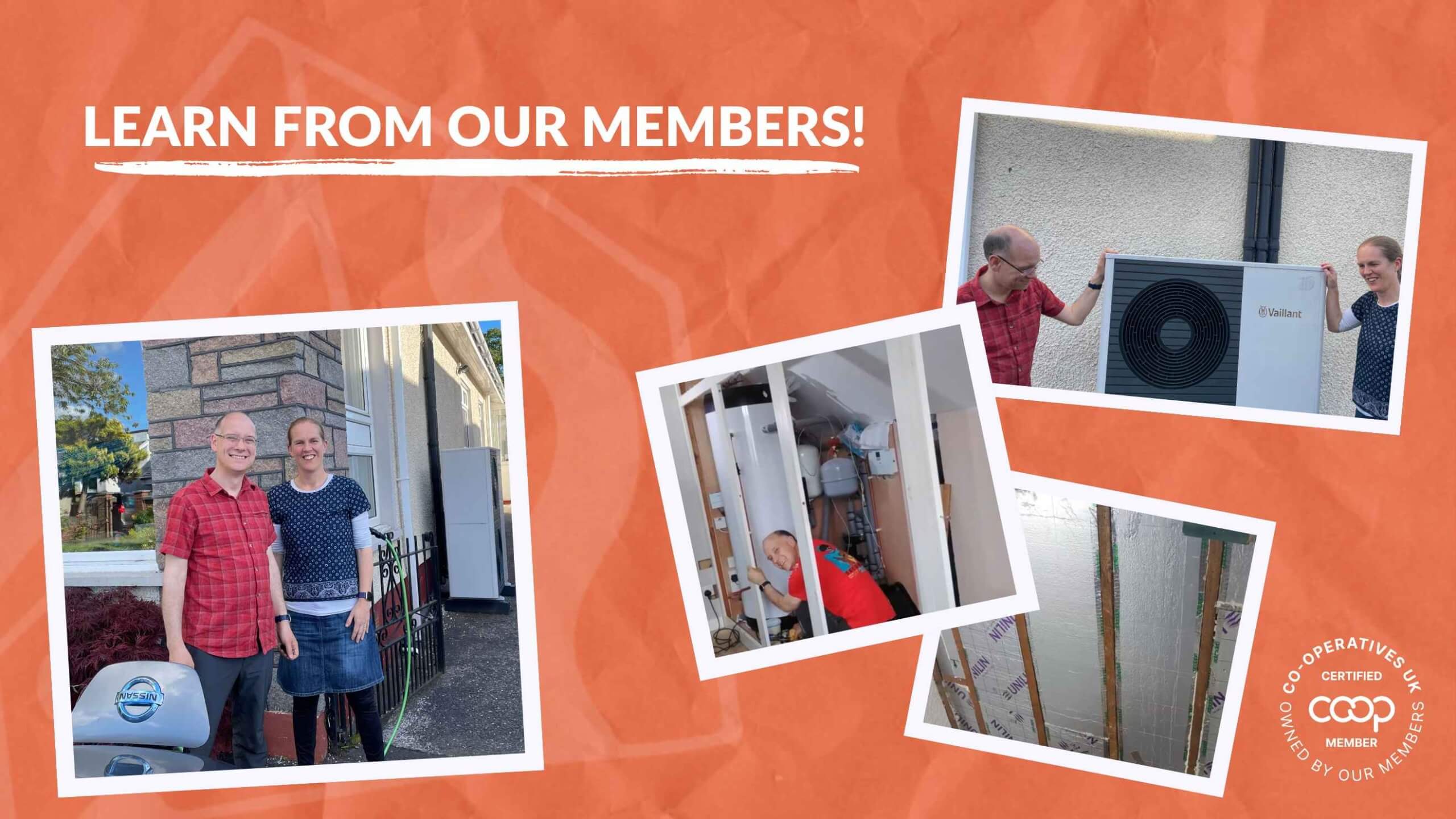 members loco Home with their heat pump and the process of retrofitting their home with Climate Scientist Ben Richards